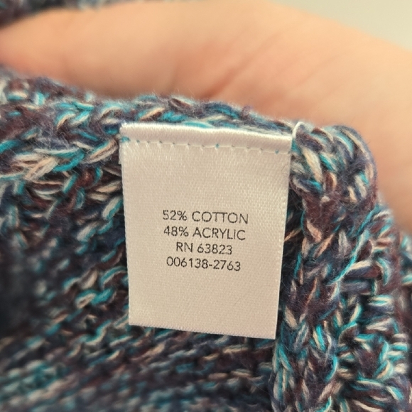 Christopher & Banks Blue Knit Cardigan - Picture 5 of 6